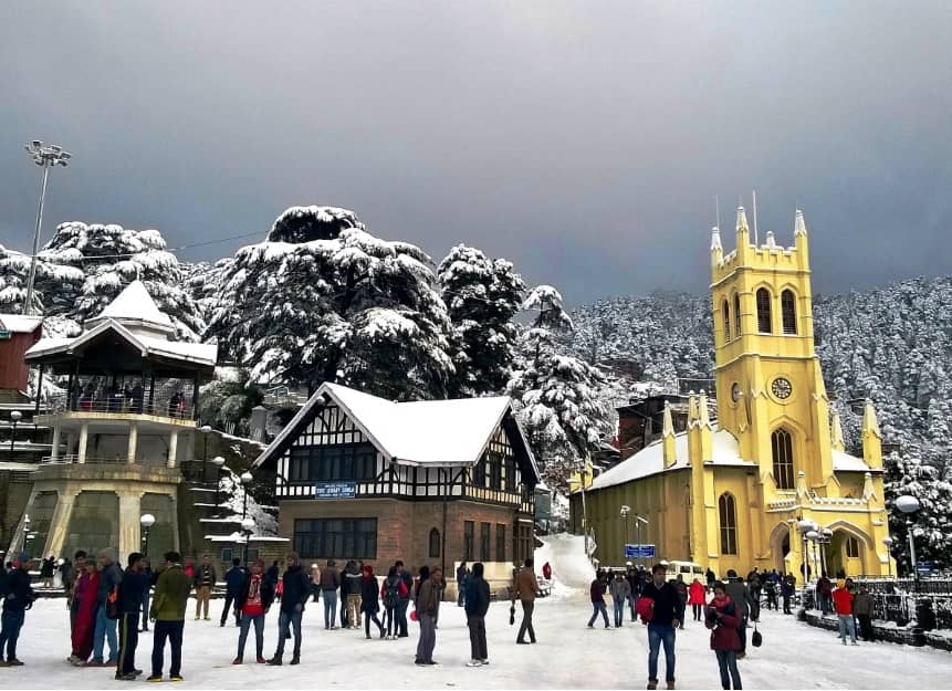 places to visit in shimla with distance